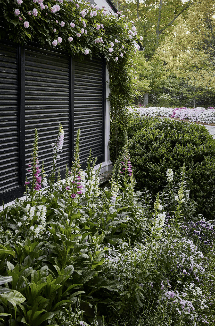 colonial landscaping garden