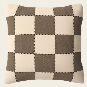 Threshold checkered pillow