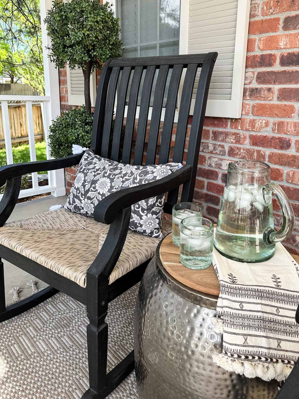 rocking chair front porch decor for summer