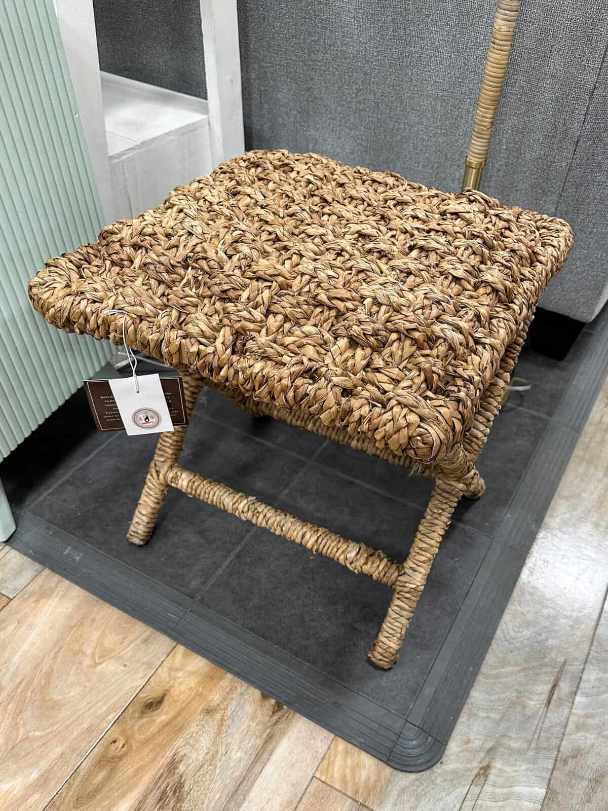 affordable home decor woven stool