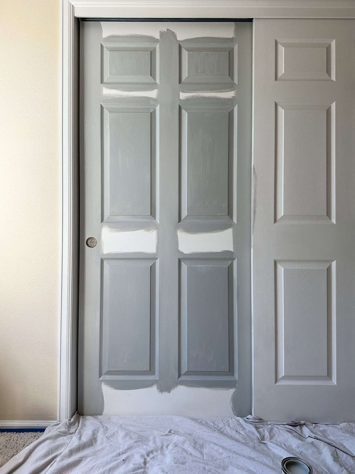 painting interior doors mullions