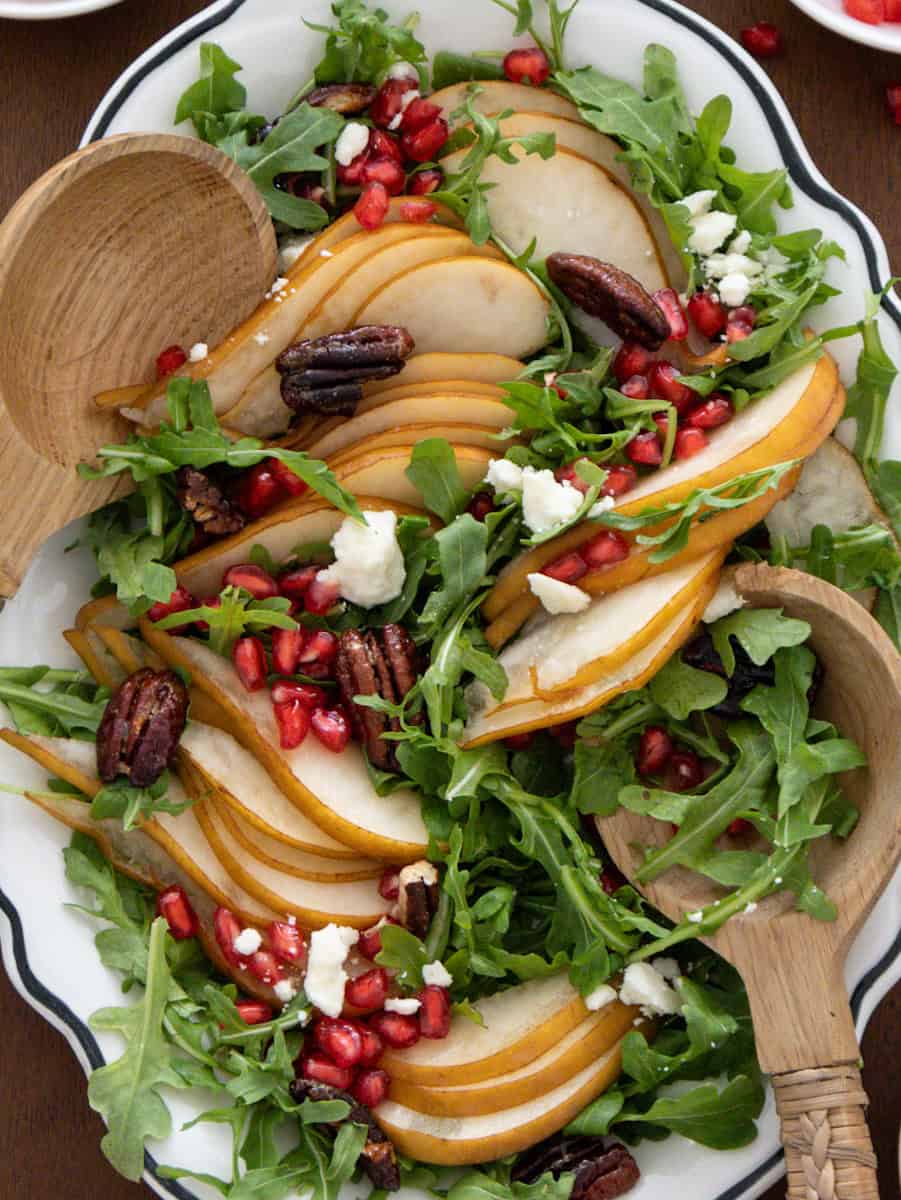 Pomegranate and Pear Salad