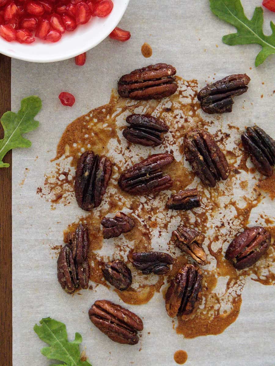 Pomegranate and Pear Salad | Pecans