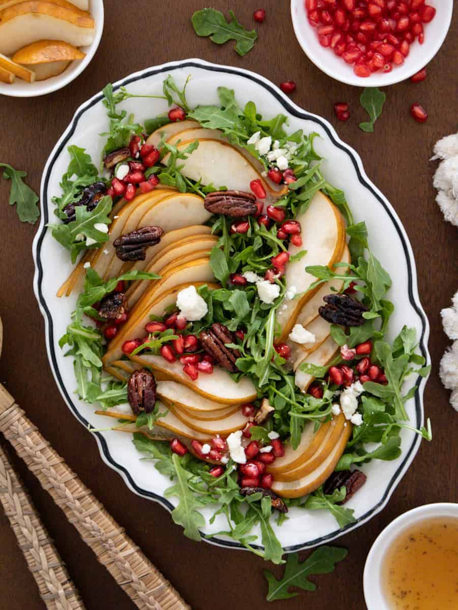 Pomegranate and Pear Salad