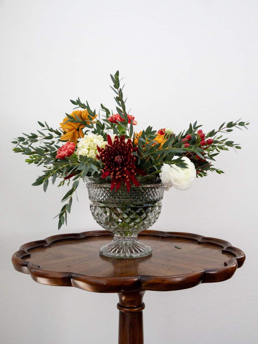 Thanksgiving Floral Centerpieces | Step 5