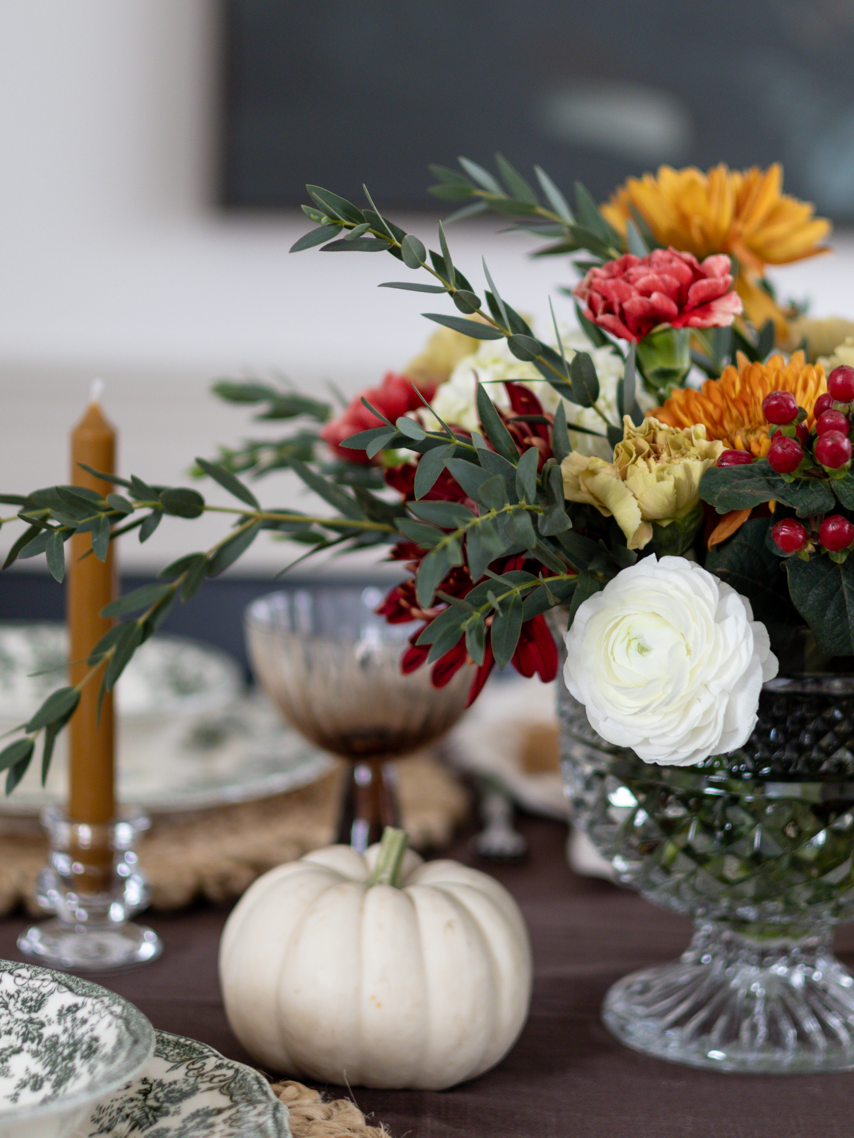 Florals and Pumpkins