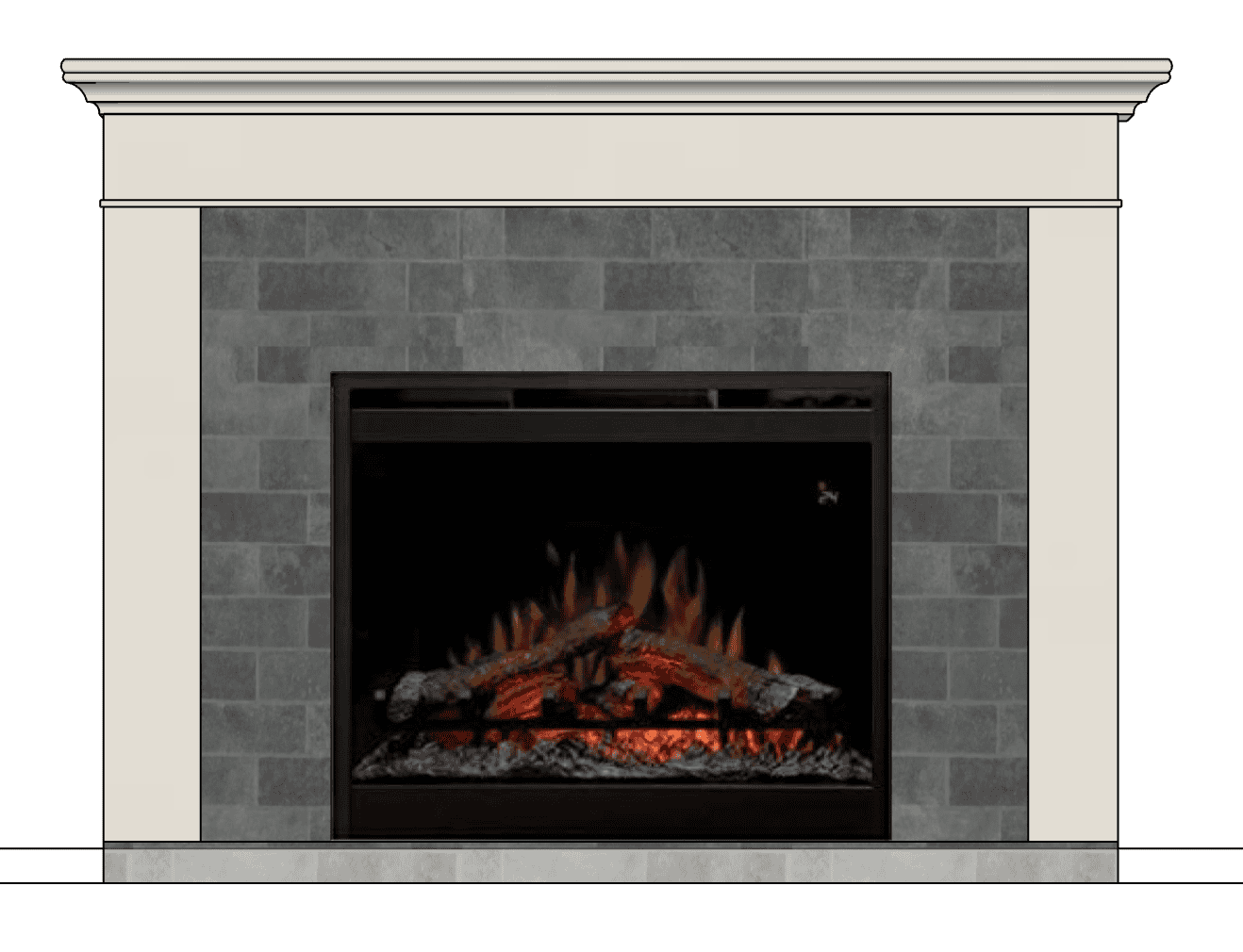 family room fireplace design