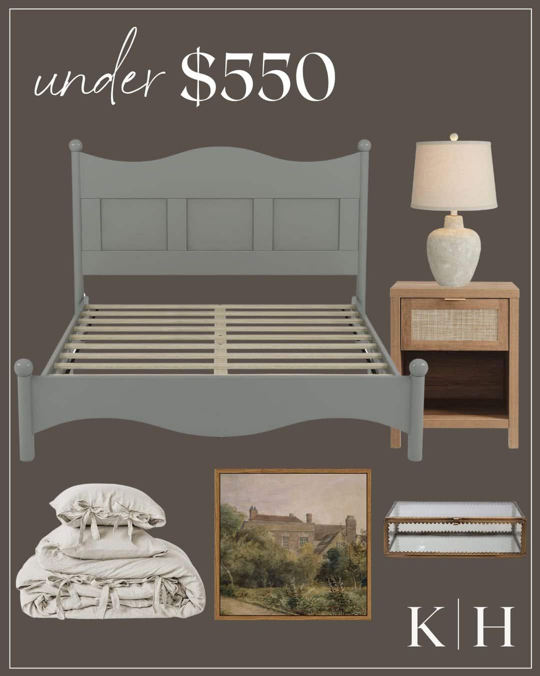 bedroom makeover on a budget $750