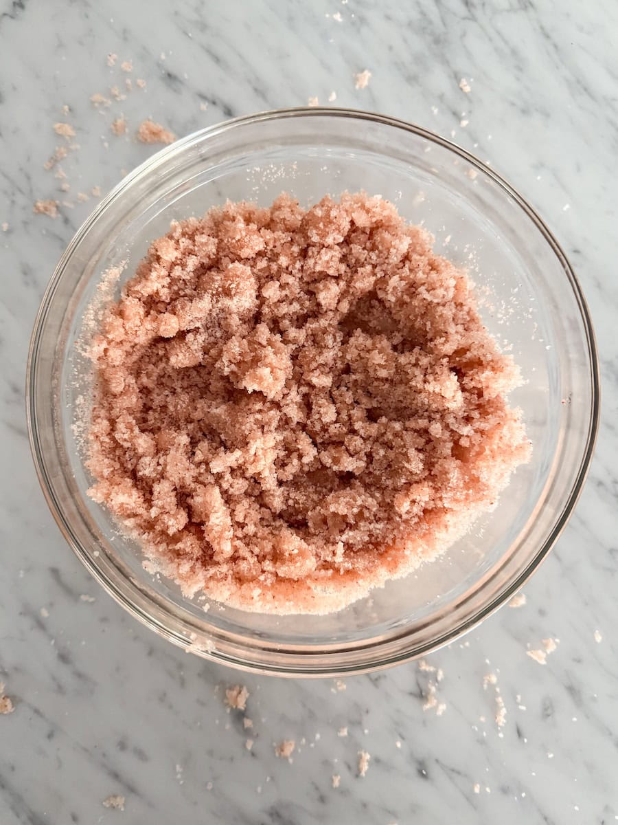 rose sugar scrub